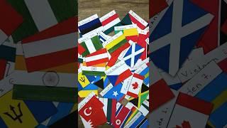 Drawing all country flags  Found your country's flag?  #art #creative #painting