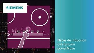 Placas de inducción con función powerMove: mueve con libertad el recipiente | SIEMENS
