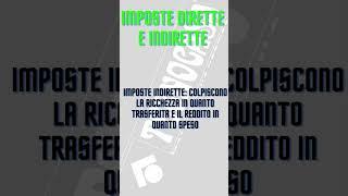 Quali sono le imposte dirette e indirette? La differenza? #tecnocasa #gallarate #shorts