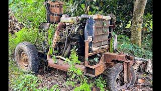  The Genius Mechanic Completely Restored A Sand Machine That Had Been Badly Damaged For Many Years.