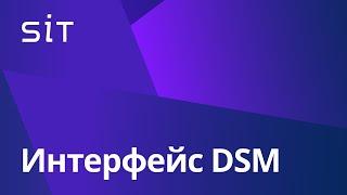 Какие настройки возможны в DSM