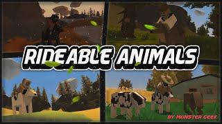 MG Rideable Animals (Unturned Mod)