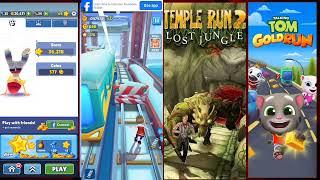 Subway Surf Game | Subway Princes Runner | Temple Run 2 | Tom Gold Run Part 3 #games #subwaysurfe