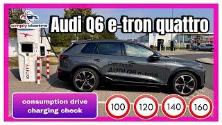 Audi Q6 e-tron quattro charging top but efficiency⁉️
