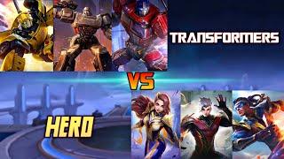 MOBILE LEGENDS TRANSFORMERS VS HERO 1VS1 FIGHT