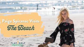 Paige Spiranac Visits The Beach