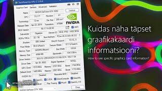 How to see specific graphics card information? [Computer tips]