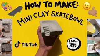 ClayTok Skatebowl  - Satisfying Art TikTok  - Viral TikTok  - LaughThenCopy 