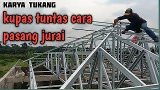 Cara Pasang Jurai Atap Limas Bajaringan