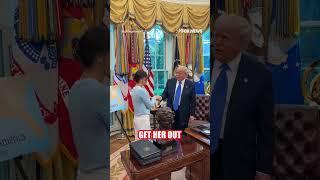 Trumps meets with ballerina freed from Russia prison in the Oval Office #trump #shorts #us #news