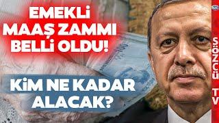 SSK ve Bağ-Kur Emekli Maaş Zammı Netleşti! Kim Ne Kadar Maaş Alacak?