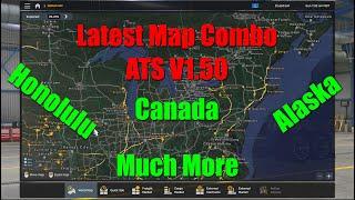 American Truck Simulator V1.50 Map Combo, Hawaii, Canada, Alaska ........