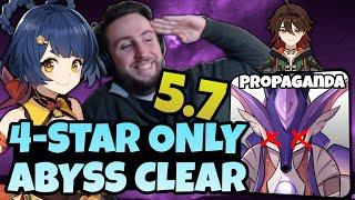 5.7 Abyss 4-Star only clear! (Gaming of course)