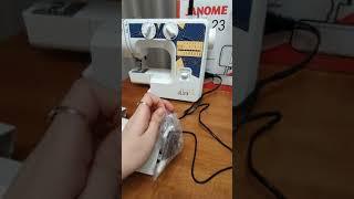 Моя новая швейная машинка Janome JL23. Мое первое видео