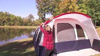 Ozark Trail Flat Creek 16P Tunnel Tent - Setup