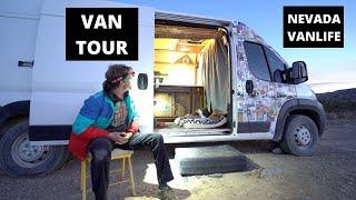 VAN TOUR 1.0 | RAM PROMASTER DIY Conversion | Not your typical GLAMPER VAN