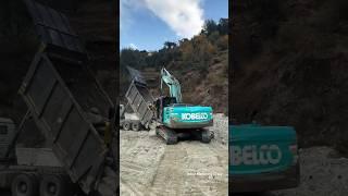 Kobelco Excavator Machine status #kobelco #machine #whatsappstatus #status #shorts #truck #driver