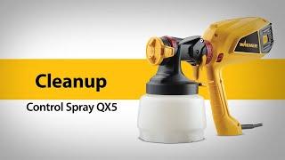 Wagner Control Spray QX5 Cleanup