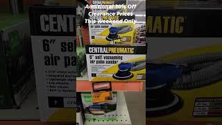 Harbor Freight Clearance Sale   Sander
