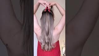 Hair Style LIFE HACK. Viral Tiktok Casual HairStyle Hack and Tutorial Video by @irinafarfallina