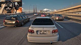 Honda Civic 1.6 İES Scissors l Assetto Corsa l Logitech G27 Gameplay