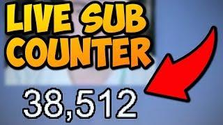 OBS Live Subscriber Counter [Streaming Tutorial] EASY