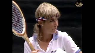 US Open 1983 First Round Chris Evert Vs Shelly Walpole (Interview at the end)