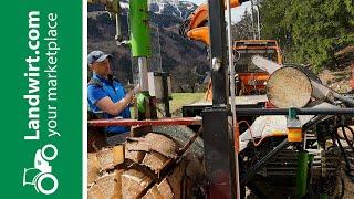 Sägespaltautomat selbst gebaut | landwirt.com