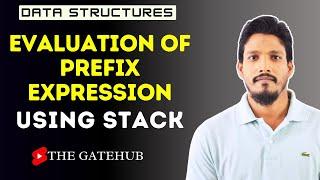 Evaluation of Prefix Expression using Stack | Data Structure