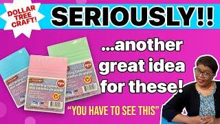 COOL MINI NOTEPAD PROJECT!  Super Easy Dollar Tree Craft! CHECK IT OUT!
