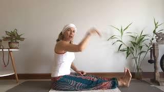 Improve flexibility, sciatica and balance your base chakra with Frontal Live Nerve Stretch