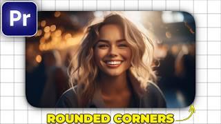 How to ADD ROUNDED CORNERS in Premiere Pro