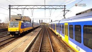 Tricky situations for a train driver: Utrecht - Schiphol - Hoofddorp Opstel VIRM 1/1/2023