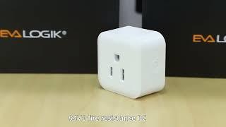 Z-Wave Plus Outlet Mini Plug in Socket Built-in Repeater/Range Extender, Work with SmartThings, Wink