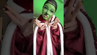 I dressed up as the GRINCH to scare people  #grinch #makeup