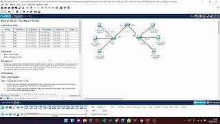 3.4.5 Packet Tracer - Configure Trunks