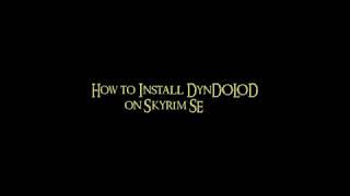 Installing DynDOLOD on Skyrim SE 2018