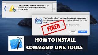 How to install Command Line Tools for Xcode without Installing Xcode