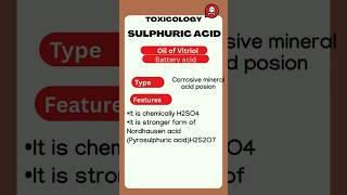 Learn AGADTANTRA WITH US|SULPHURIC ACID|AYURVEDA|BAMS|#acid#forensicscience#toxicology#poison #ncism