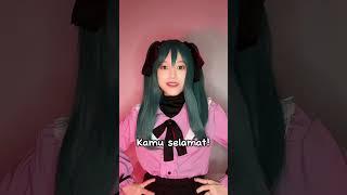 Cosplay Jadi Hatsune Miku Lagi! #shorts