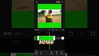 How To Convert Normal Video To Green Screen Video on Mobile #capcut#shorts#viral