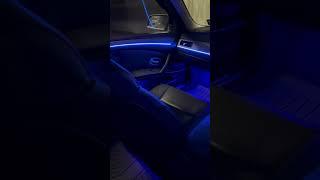 BMW 5 series E60 ambient lights #shorts #viral #bmw #trending #modified #trending