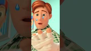 OUCH!  Daddy Hit His Finger! 