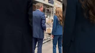 Catherine, The Princess of Wales visited the V&A East Storehouse