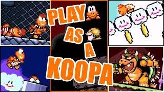 PLAY AS A KOOPA! Super Mario World Rom Hack (Krack the Hack)