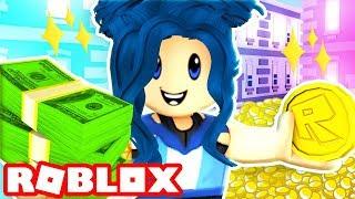 I'M RICH!! ROBLOX CASH GRAB SIMULATOR!