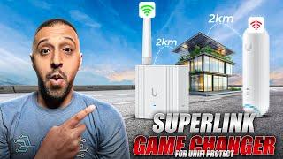 NEW SuperLink is a GAME CHANGER for UniFi Protect! (2KM Wireless Range!)