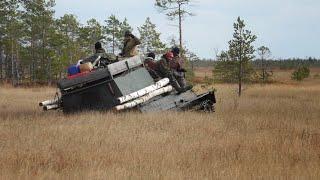 Как собирают клюкву в Сибири. Васюганское болото. How we harvest cranberries in Siberia