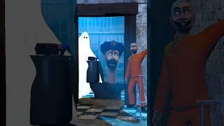 Police toilet  and  prisonerman  Scary Escape