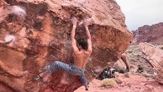 Spitting venom V9 Kraft Boulder red rocks